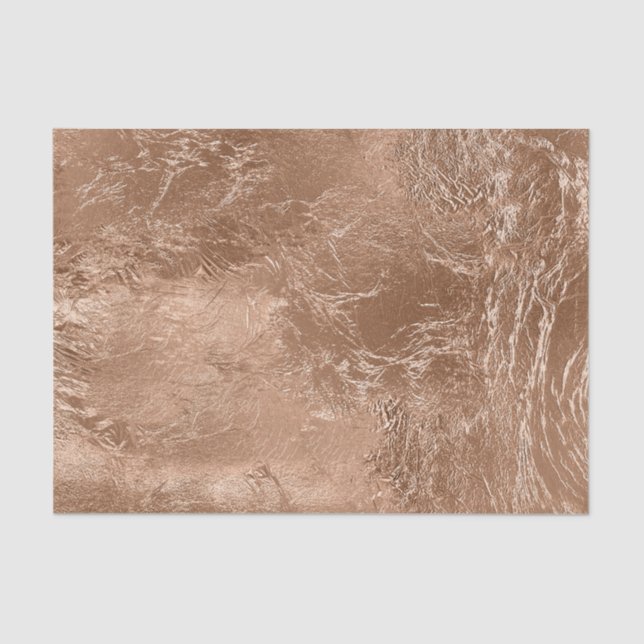 Papier Mousseline Rose Gold Chic et Glamour  (Recto)