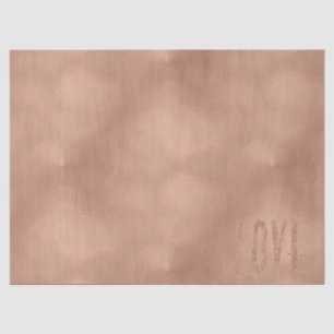 Papier Mousseline Rose Gold Glam Love