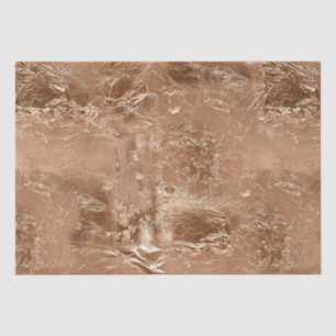 Papier Mousseline Rose Peach Gold Glam