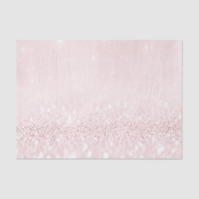 Papier Mousseline Rose rose Pastel Parties scintillant Poudre fille  (Recto)