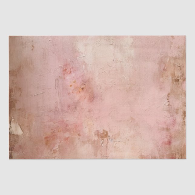 Papier Mousseline Rose rousse (Recto)