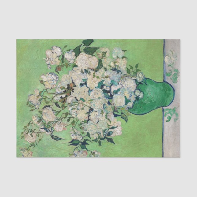 Papier Mousseline Rose, Vincent van Gogh, Découpage (Recto)