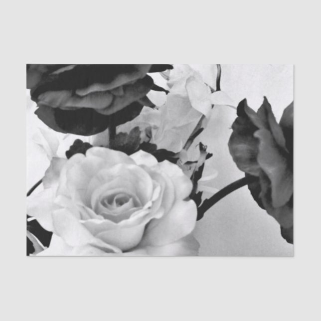 Papier Mousseline Roses (Recto)