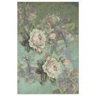Roses Crème Éthérées, Pensées Violettes et Insecte