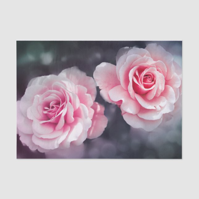 Papier Mousseline Roses roses roses féministes Floral Photo (Recto)