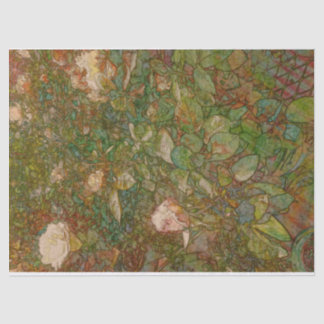 Papier Mousseline Roses Tissue Paper