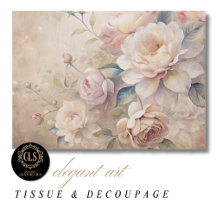 Roses Vintage Découpage Éphémère 