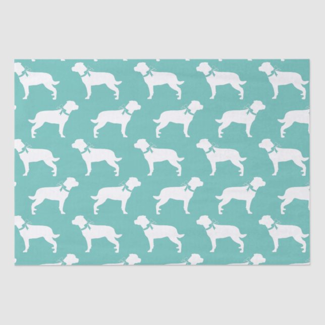 Papier Mousseline Rottweiler Chien Puppy Rottie (Recto)