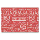 Rouge et blanc de vers de Noël