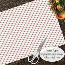 Rouge et vert Double rayures dans les couleurs de