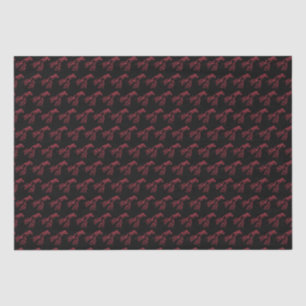 Papier Mousseline Rouge Homard Fruits de mer Maine Preppy Beach