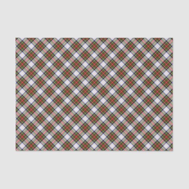 Papier Mousseline Royal Stewart habit Clan Tartan Plaid Motif (Recto)
