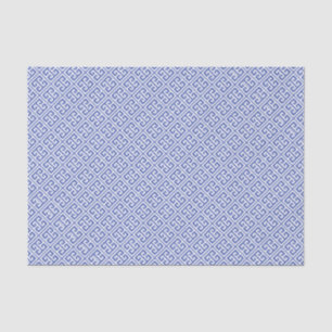 Papier Mousseline Royale Blue Greek Key