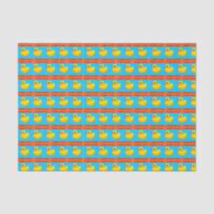Papier Mousseline Rubber Ducky
