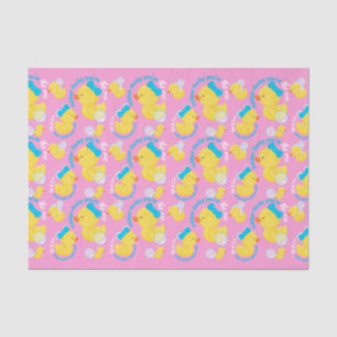 Papier Mousseline Rubber rose Ducky Vous êtes le parti unique