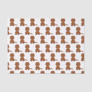 Papier Mousseline Ruby Cavalier King Charles Motif espagnol