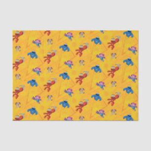 Papier Mousseline Rue Sésame Motif des constructeurs mécaniques