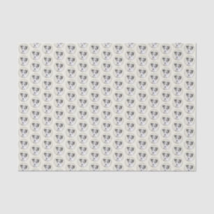 Papier Mousseline Russell Terrier Peinture rugueuse - Art Chien orig