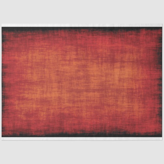 Papier Mousseline Rustic Red Orange Texture Arrière - plan lg Découp (Recto)