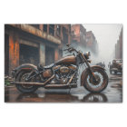 Rusty old motorbike post-apocallyptic Tissue paper