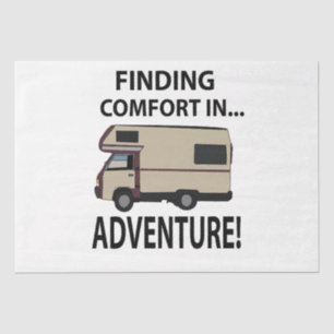 Papier Mousseline RV Camping Aventure Rving