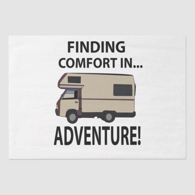 Papier Mousseline RV Camping Aventure Rving (Recto)