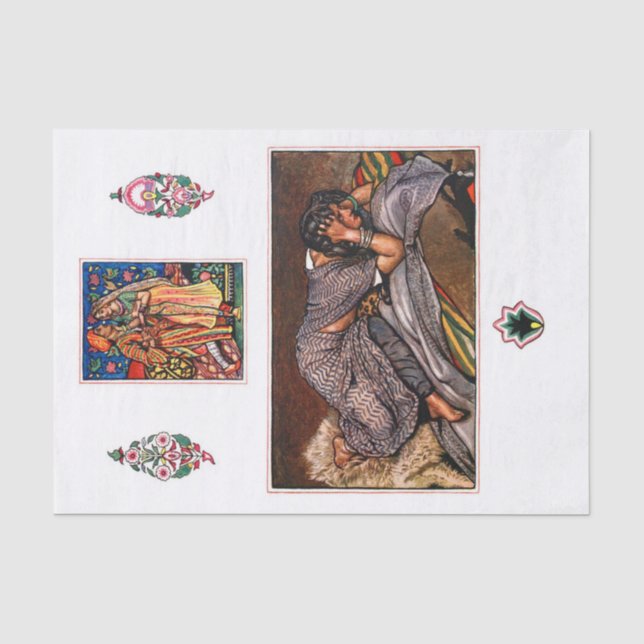 Papier Mousseline Sa triste chanson (Recto)