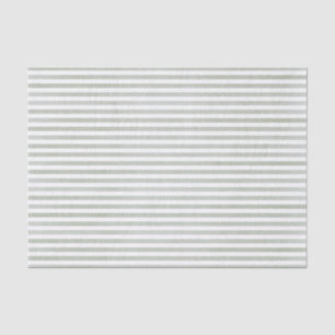 Papier Mousseline Sage Green Stripes