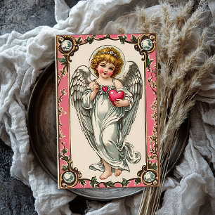 Papier Mousseline Saint-Ange victorien vintage Saint-Valentin