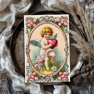 Papier Mousseline Saint-Ange victorien vintage Saint-Valentin