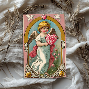 Papier Mousseline Saint-Ange victorien vintage Saint-Valentin