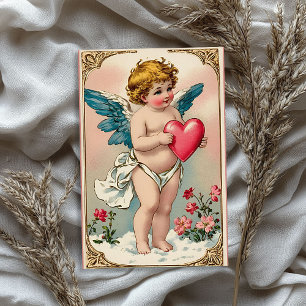 Papier Mousseline Saint-Ange victorien vintage Saint-Valentin
