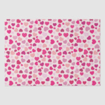 Saint Valentin Coeurs roses avec blanc