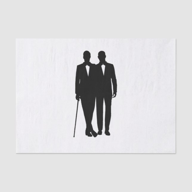 Papier Mousseline Salles Mariages gays (Recto)