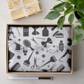 Papier Mousseline Salon de cheveux moderne Styliste Tissu Papier