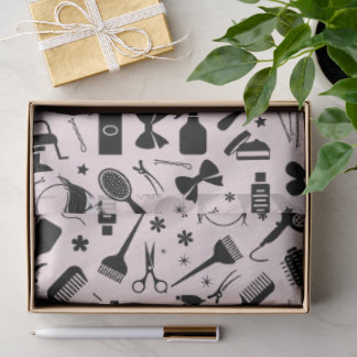 Papier Mousseline Salon de cheveux moderne Styliste Tissu Papier