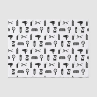 Papier Mousseline Salon et coiffeur Motif COULEUR PERSONNALISÉE