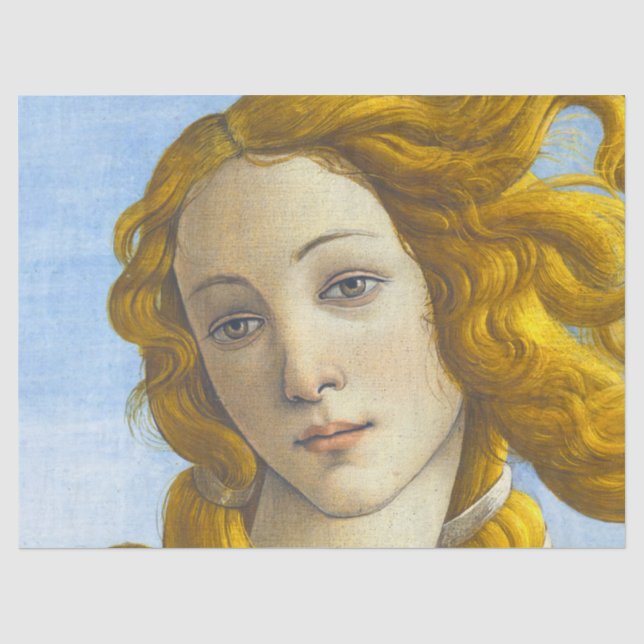 Papier Mousseline Sandro Botticelli - Détail de la naissance de Vénu (Recto)