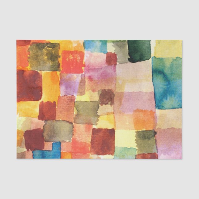 Papier Mousseline Sans titre de Paul Klee Découpage Art Abstrait (Recto)