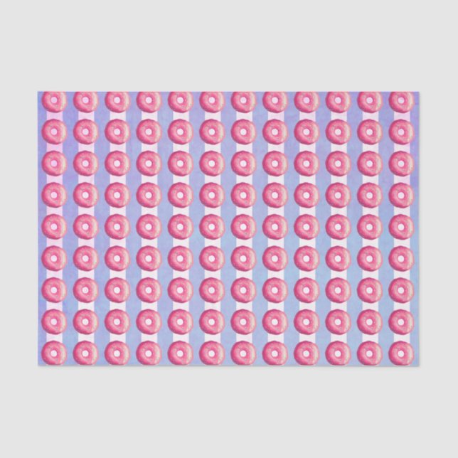 Papier Mousseline Saumure Avec Froincement Rose Et Saupoudrer Sur Le (Recto)