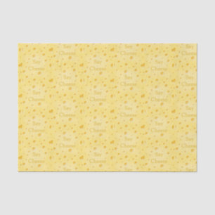 Papier Mousseline "Say Cheese" Fromage suisse Holey Personnalisable