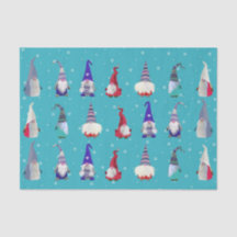 Scandi Gnomes Noël #2 Papier Tissu