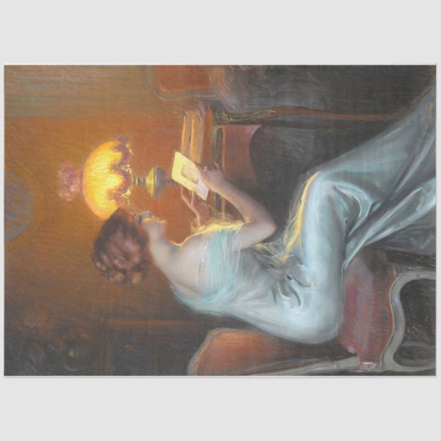 Papier Mousseline Scène Art déco par Delphin Enjolras Découpage (Recto)