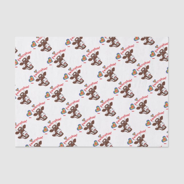 Papier Mousseline Schweiz Suisse Svizzera Svizra Geschenkpapier (Recto)