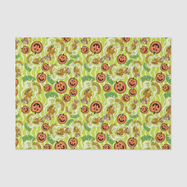 Papier Mousseline Scooby-Doo | Happy Halloween Motif (Recto)