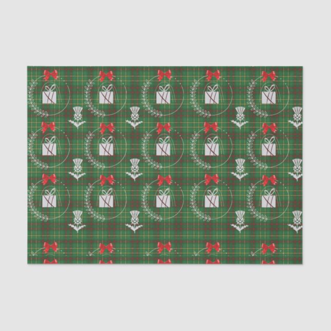 Papier Mousseline Scottish Collection Tissue Paper (Recto)