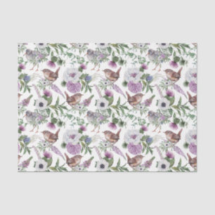 Papier Mousseline Scottish Floral and Tartan Series Design 23
