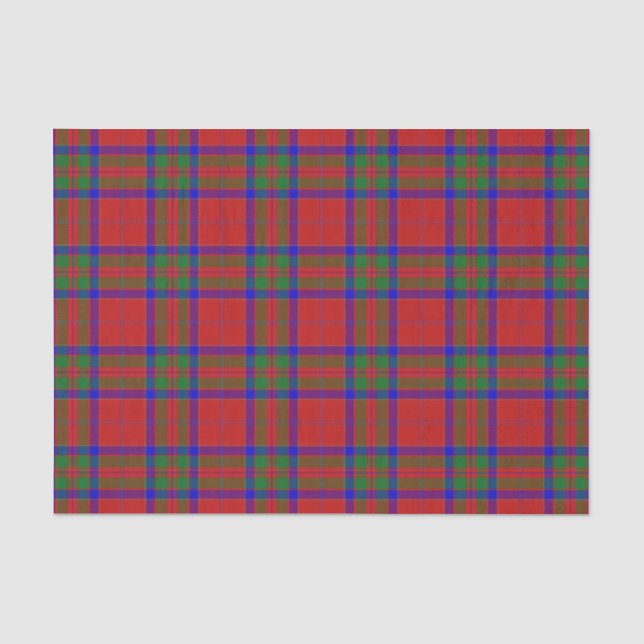 Papier Mousseline Scottish Gifts Clan MacGillivray Tartan (Recto)