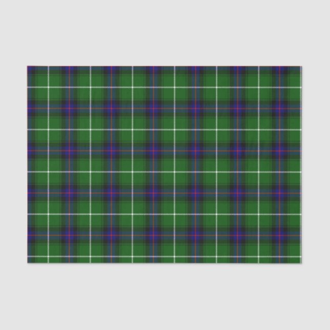 Papier Mousseline Scottish MacDonald Tartan (Recto)