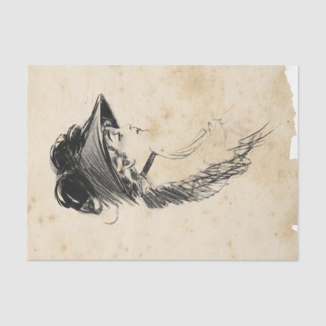 Papier Mousseline Scrap Ephemera Design Series #21 (Recto)